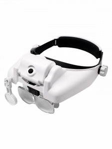 Лупа очки налобная увеличительная с подсветкой Орбита OT-INL64